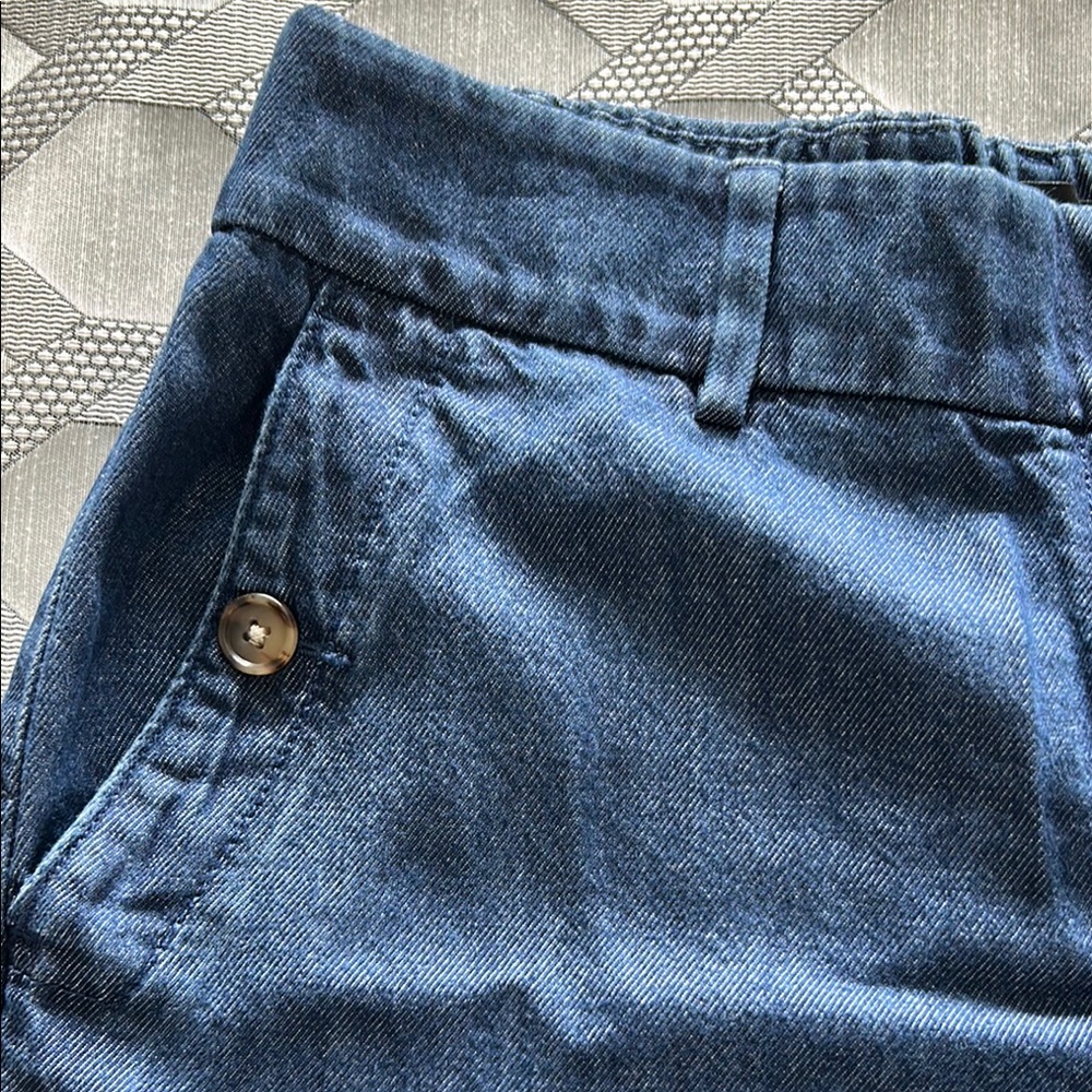 Talbots cropped denim jeans size medium - Picture 3 of 5